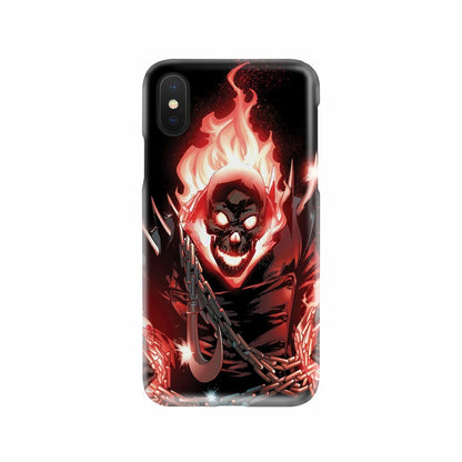 Fire skull phone case-Phone Case-wc-fulfillment-iPhone X-Vibe Cosy™