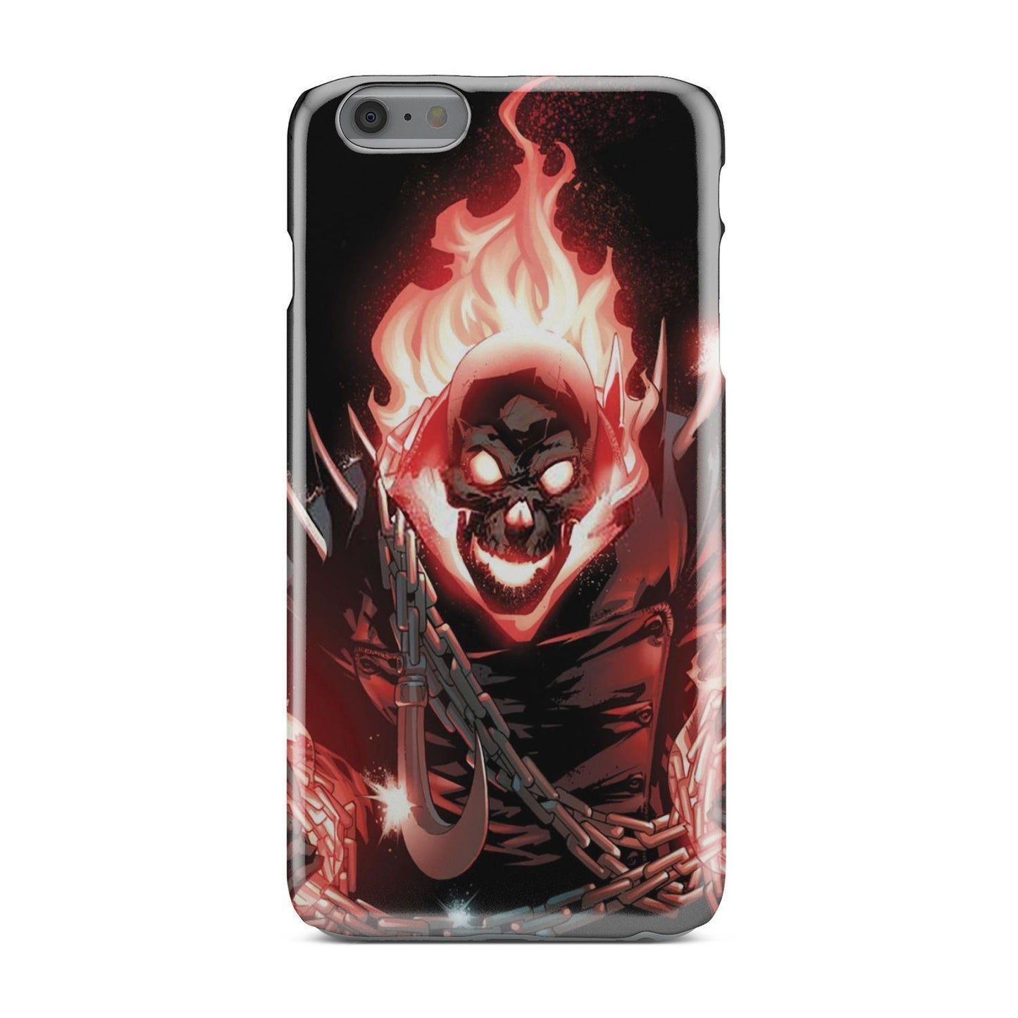 Fire skull phone case-Phone Case-wc-fulfillment-iPhone 6 Plus-Vibe Cosy™
