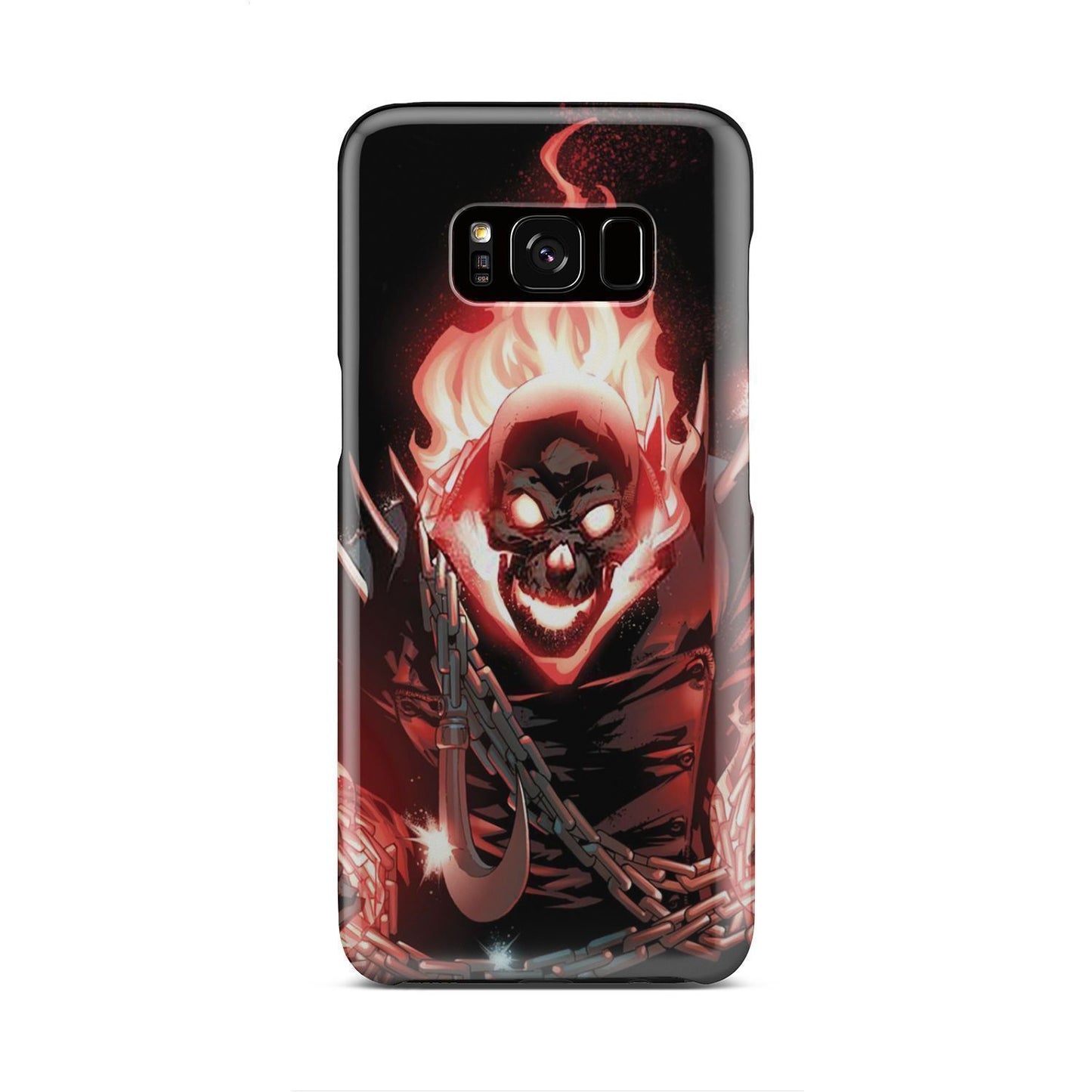 Fire skull phone case-Phone Case-wc-fulfillment-Galaxy S8-Vibe Cosy™