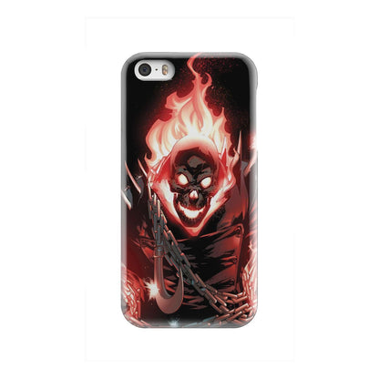 Fire skull phone case-Phone Case-wc-fulfillment-iPhone SE-Vibe Cosy™