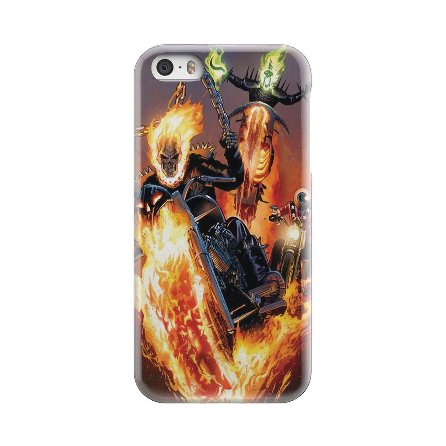 Three skull rider phone case-Phone Case-wc-fulfillment-iPhone 5-Vibe Cosy™