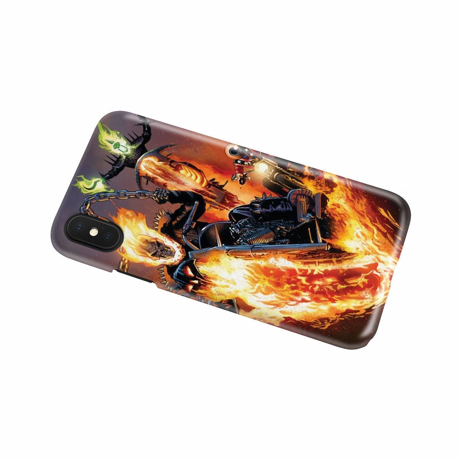 Three skull rider phone case-Phone Case-wc-fulfillment-iPhone X-Vibe Cosy™