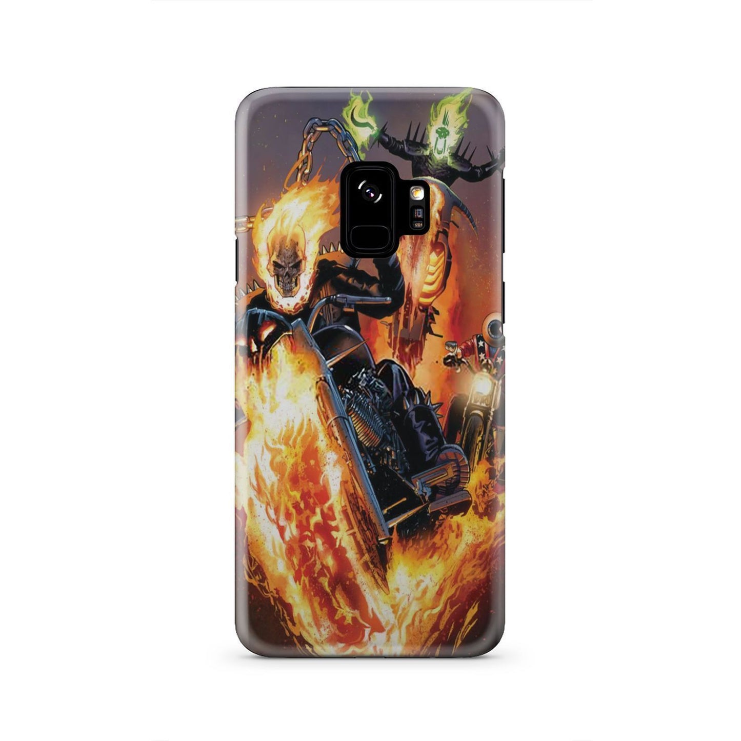 Three skull rider phone case-Phone Case-wc-fulfillment-Galaxy S9-Vibe Cosy™