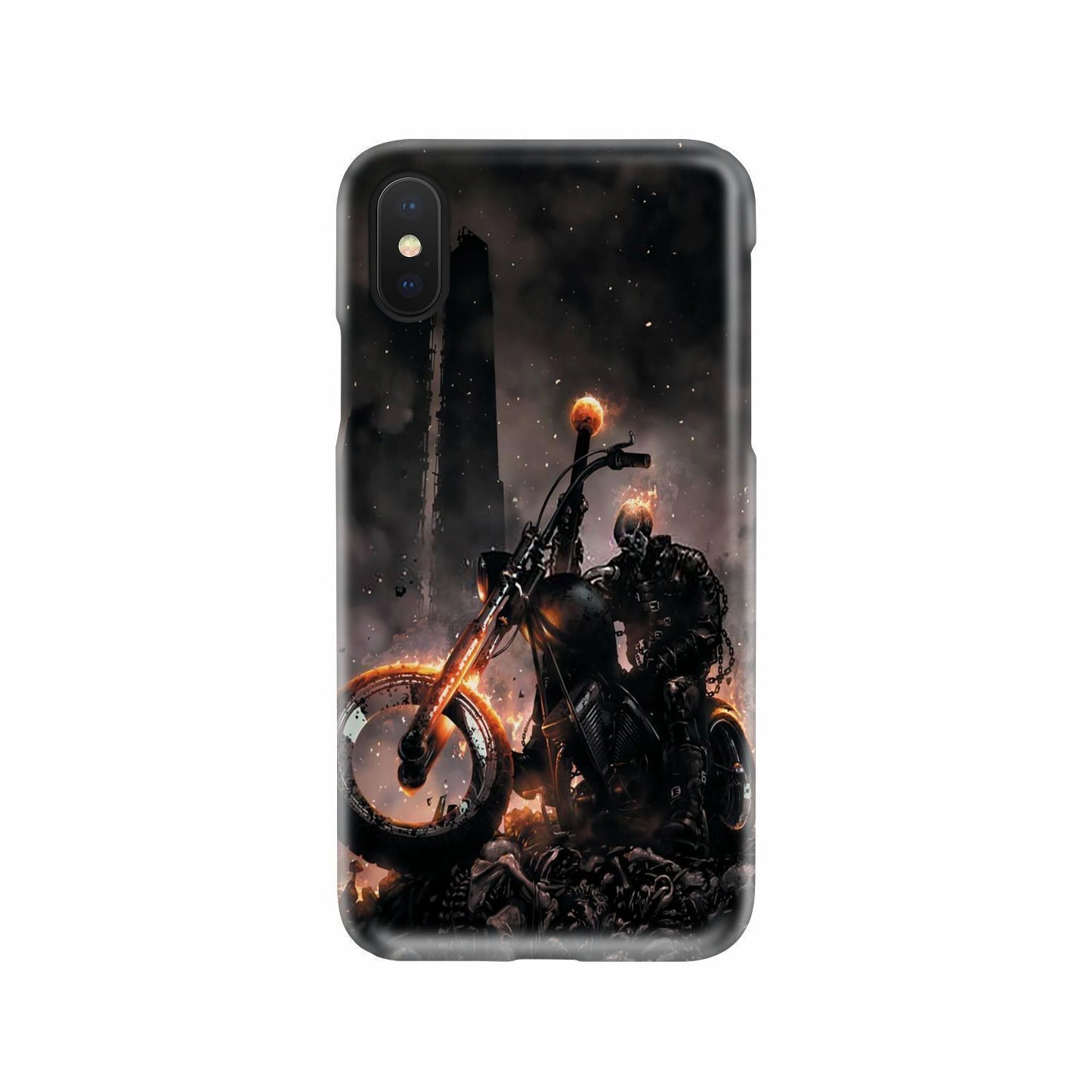 Skull rider alone phone case-Phone Case-wc-fulfillment-iPhone X-Vibe Cosy™