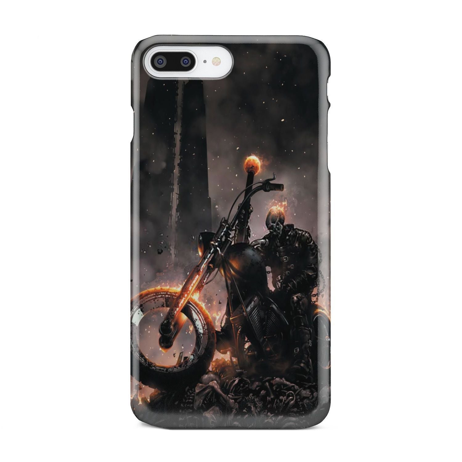 Skull rider alone phone case-Phone Case-wc-fulfillment-iPhone X-Vibe Cosy™