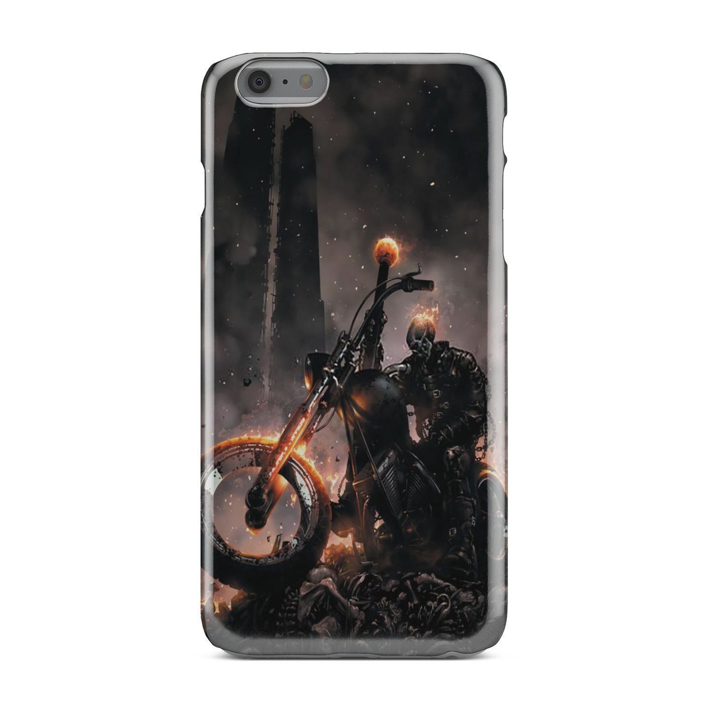 Skull rider alone phone case-Phone Case-wc-fulfillment-iPhone X-Vibe Cosy™