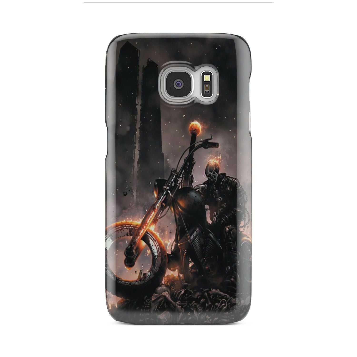Skull rider alone phone case-Phone Case-wc-fulfillment-iPhone X-Vibe Cosy™