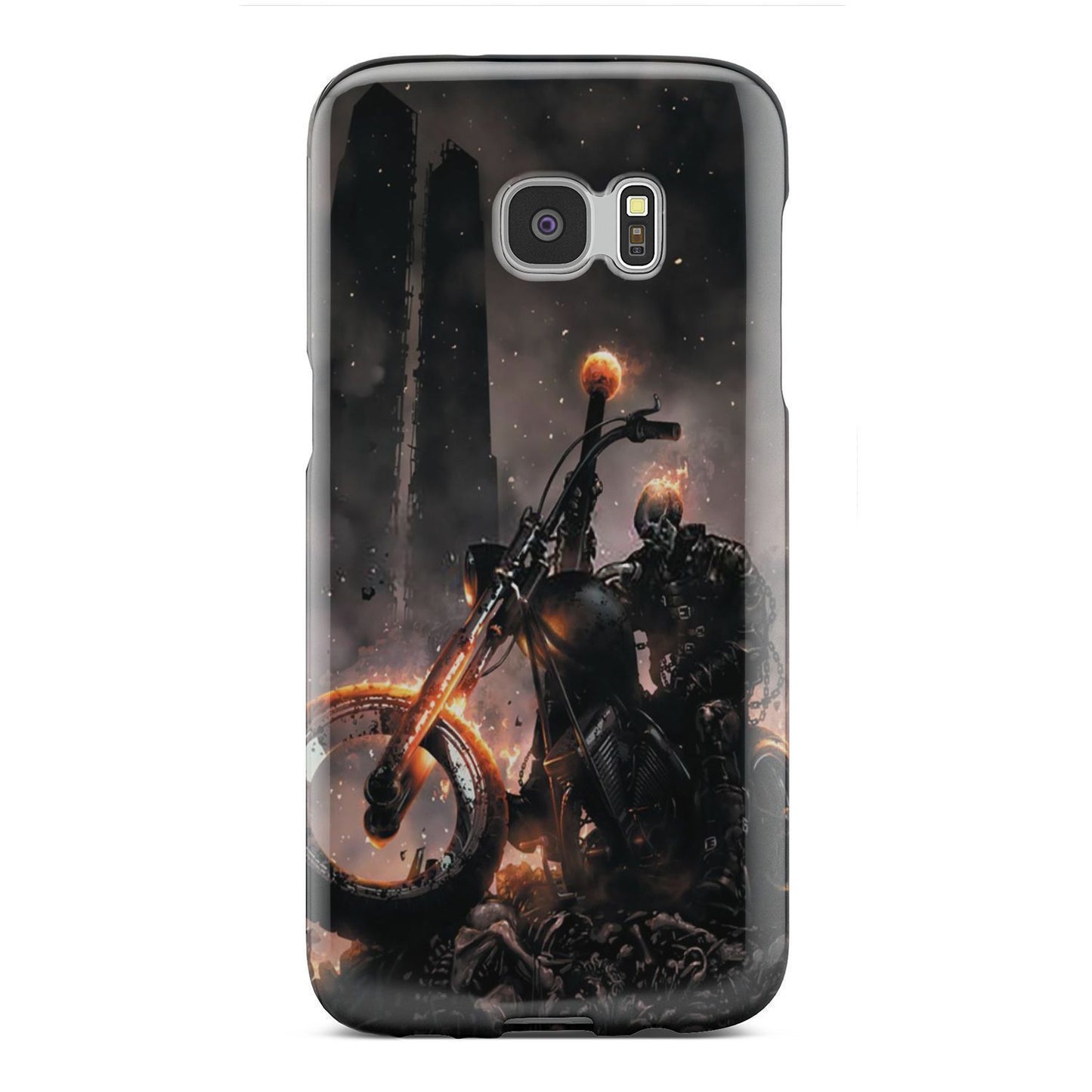 Skull rider alone phone case-Phone Case-wc-fulfillment-iPhone X-Vibe Cosy™