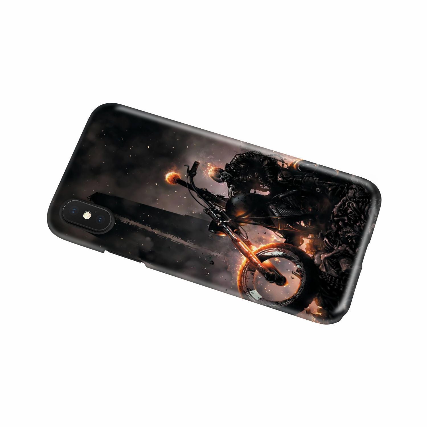 Skull rider alone phone case-Phone Case-wc-fulfillment-iPhone X-Vibe Cosy™