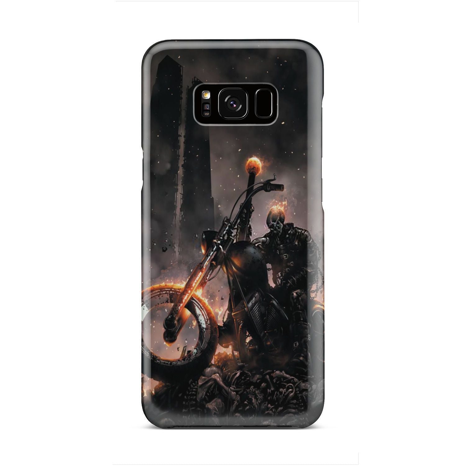 Skull rider alone phone case-Phone Case-wc-fulfillment-iPhone X-Vibe Cosy™