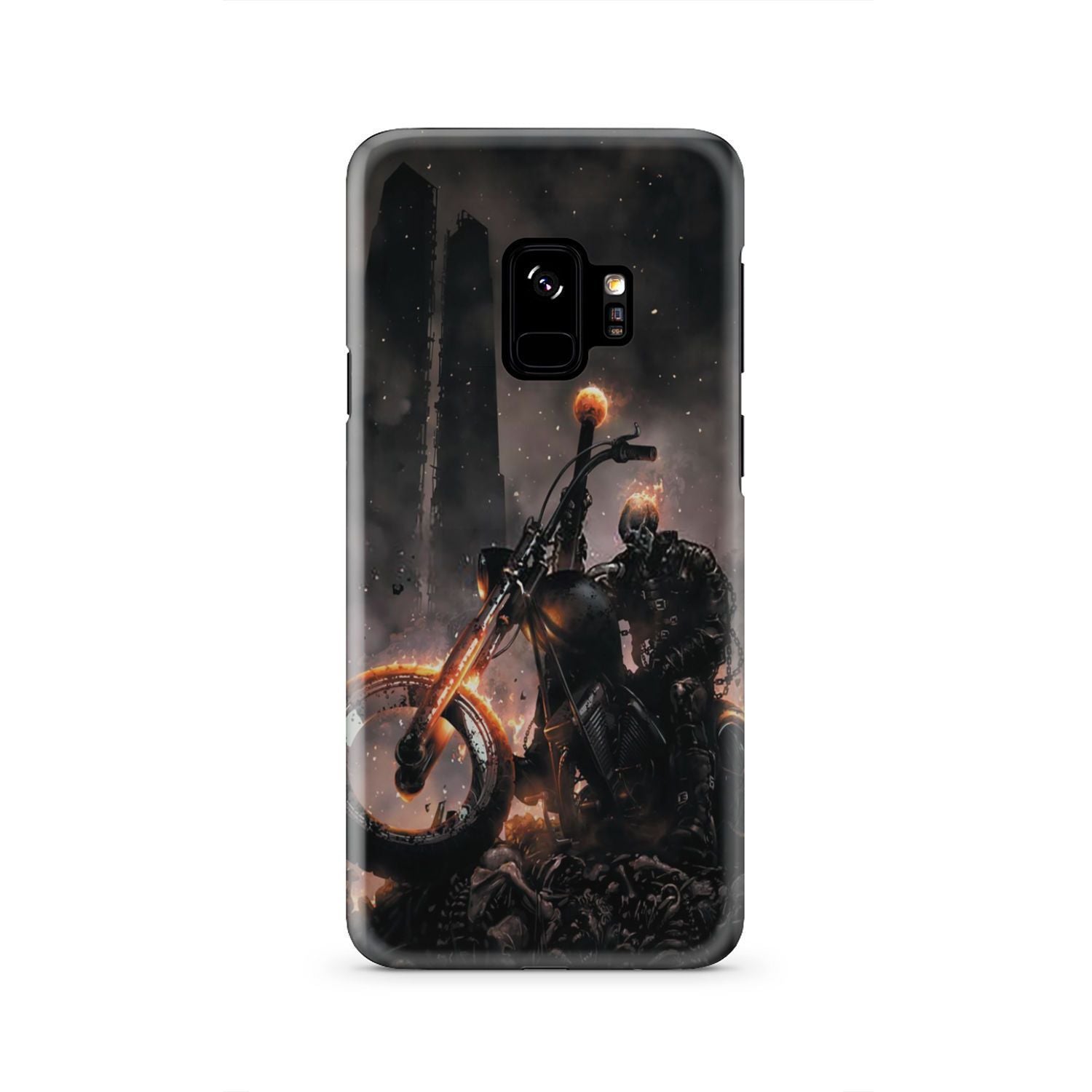 Skull rider alone phone case-Phone Case-wc-fulfillment-iPhone X-Vibe Cosy™