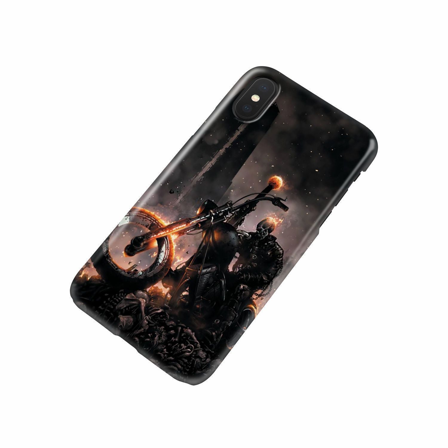 Skull rider alone phone case-Phone Case-wc-fulfillment-iPhone X-Vibe Cosy™