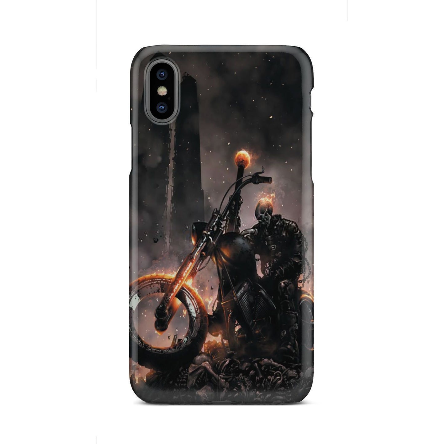 Skull rider alone phone case-Phone Case-wc-fulfillment-iPhone X-Vibe Cosy™