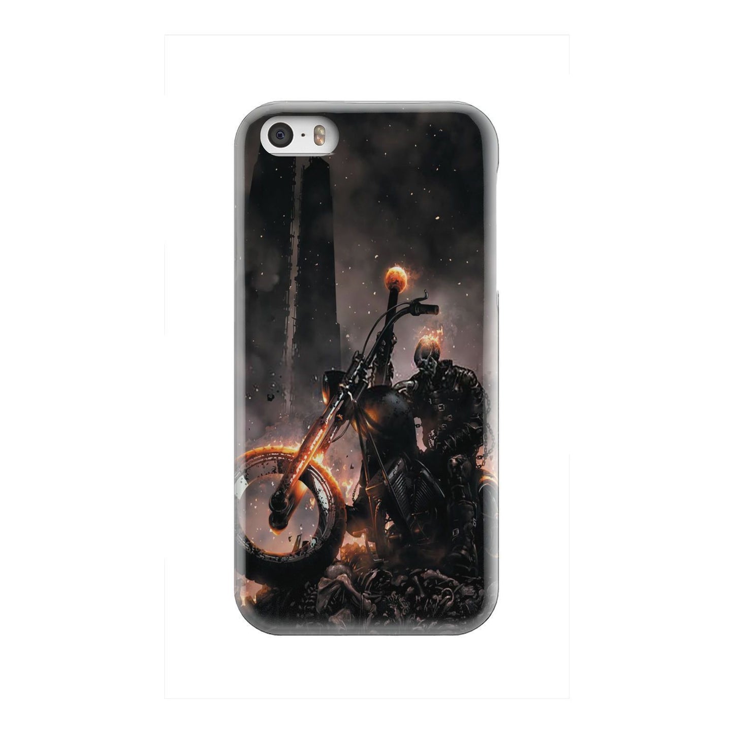 Skull rider alone phone case-Phone Case-wc-fulfillment-iPhone X-Vibe Cosy™
