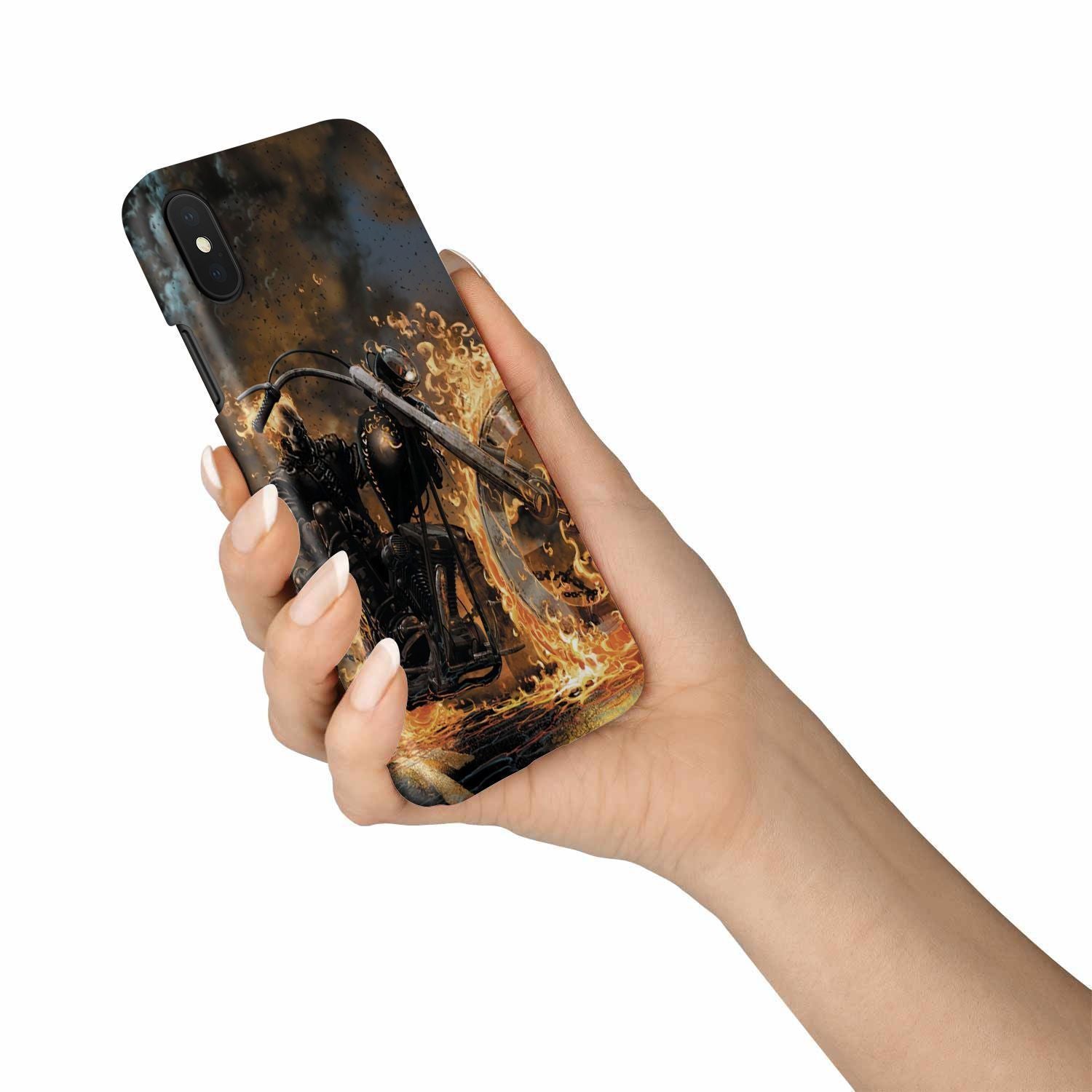 Skull Alone 2 Phone Case-Phone Case-wc-fulfillment-iPhone X-Vibe Cosy™