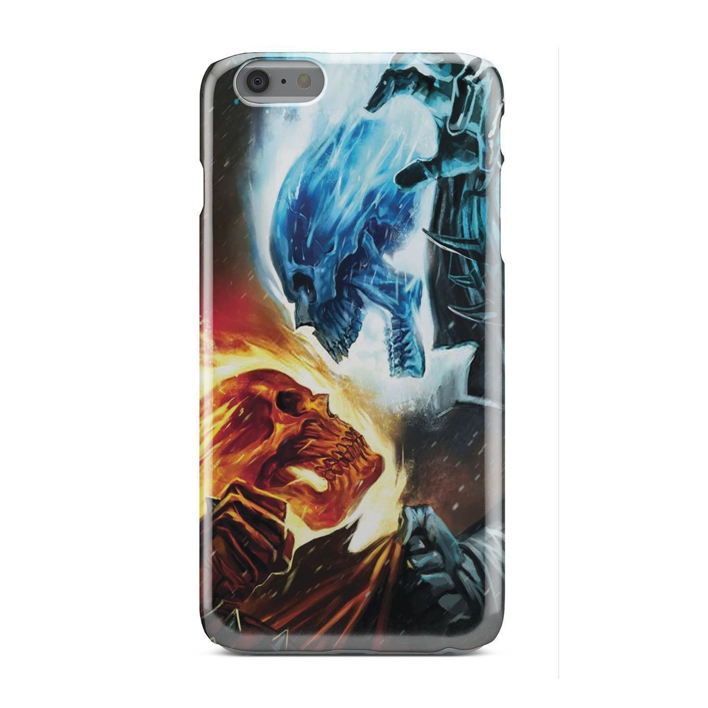 Fire and ice skull phone case-Phone Case-wc-fulfillment-iPhone 6S Plus-Vibe Cosy™