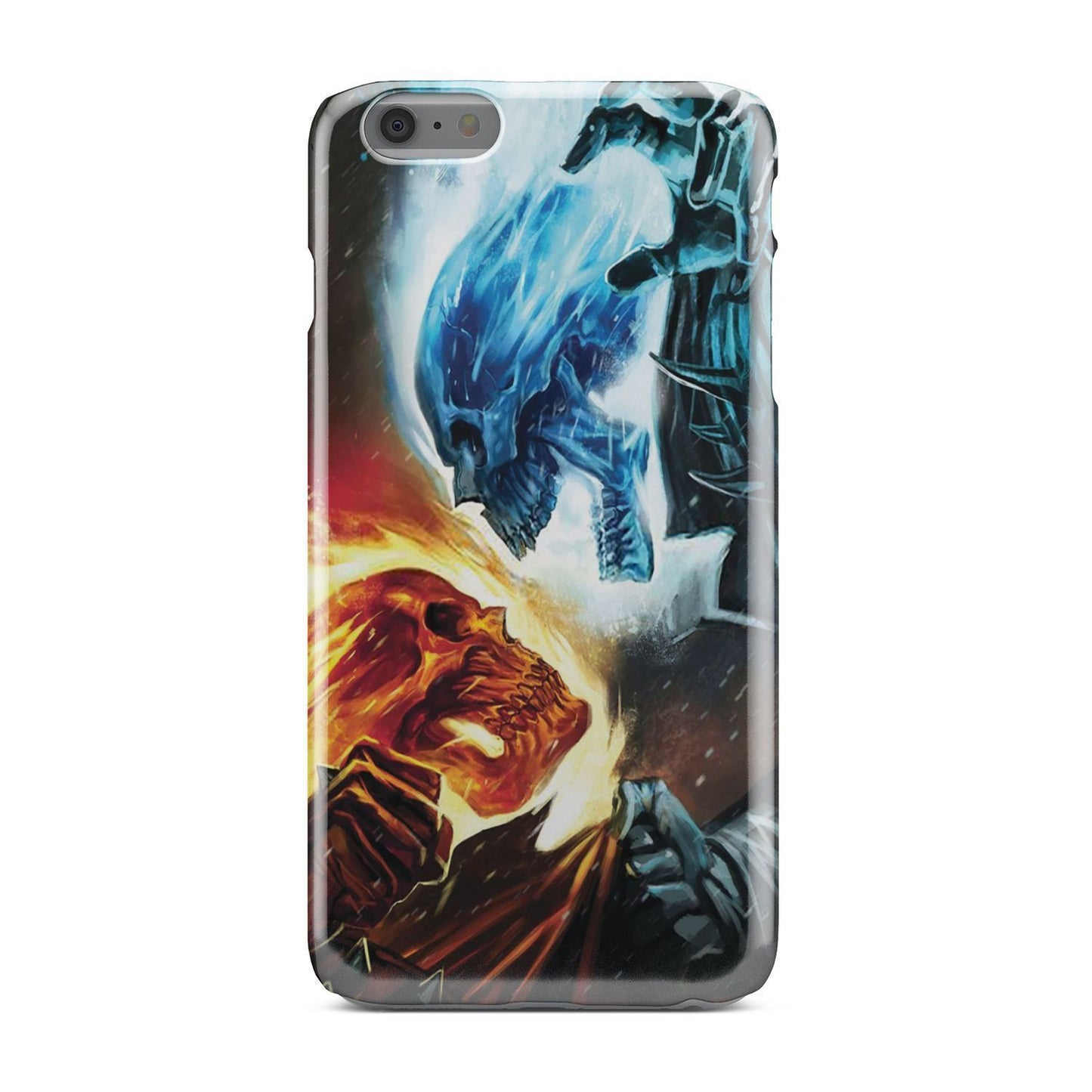 Fire and ice skull phone case-Phone Case-wc-fulfillment-iPhone 6 Plus-Vibe Cosy™