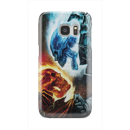 Fire and ice skull phone case-Phone Case-wc-fulfillment-Galaxy S6-Vibe Cosy™