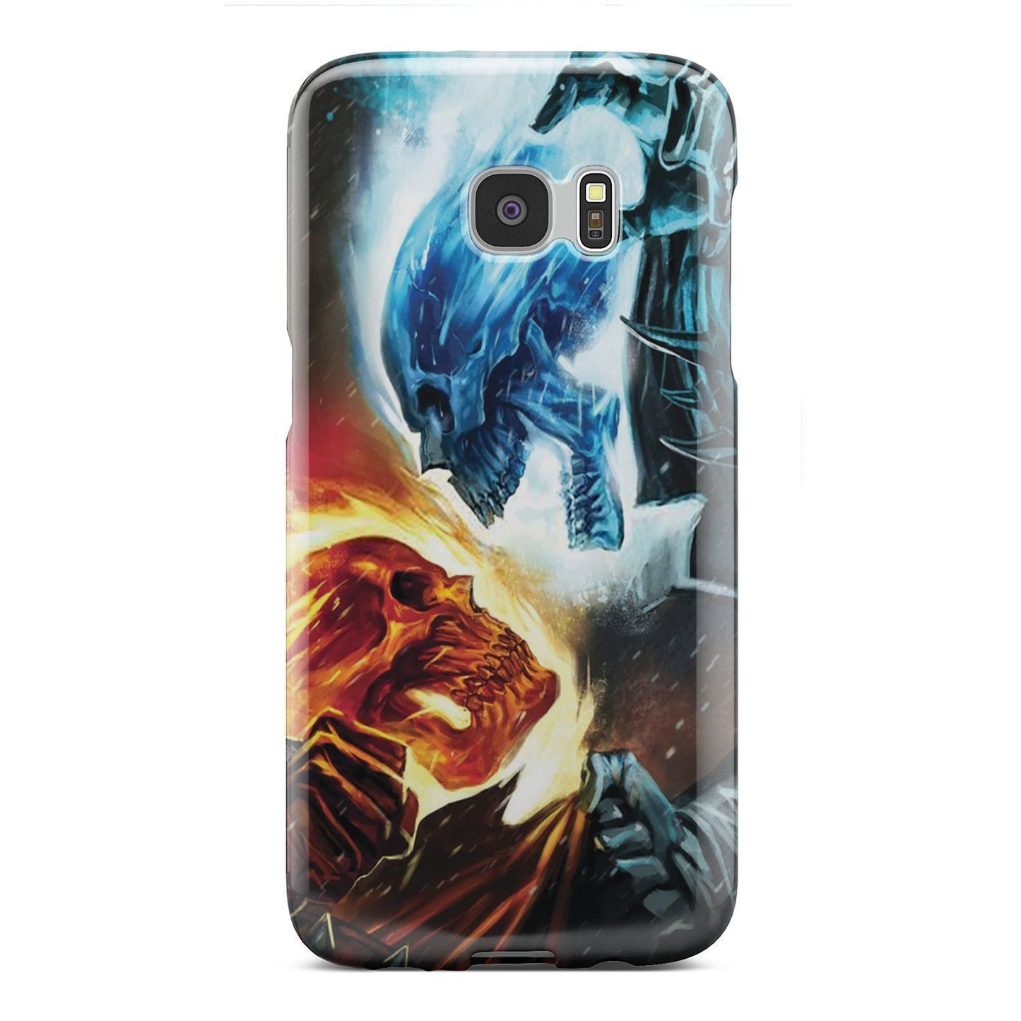 Fire and ice skull phone case-Phone Case-wc-fulfillment-Galaxy S6 Edge Plus-Vibe Cosy™