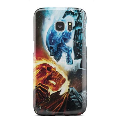 Fire and ice skull phone case-Phone Case-wc-fulfillment-Galaxy S7 Edge-Vibe Cosy™