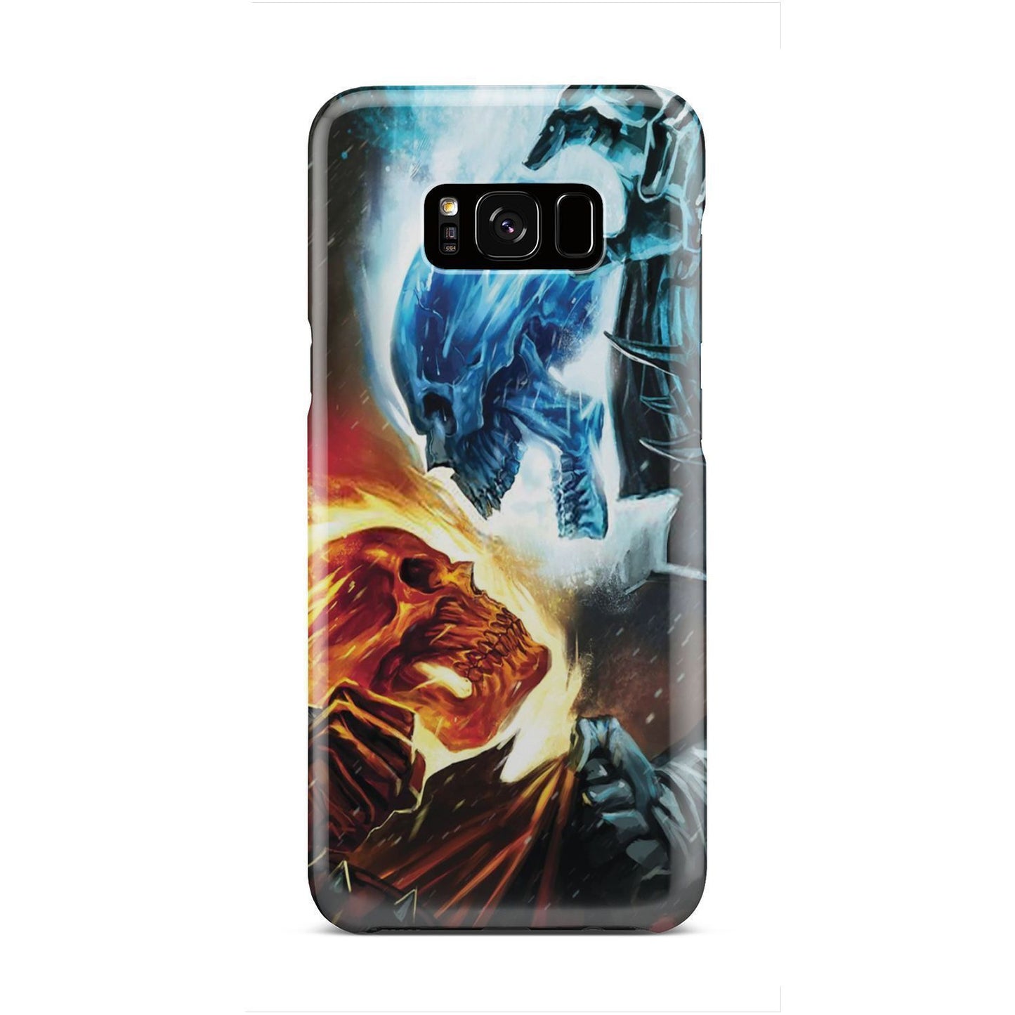 Fire and ice skull phone case-Phone Case-wc-fulfillment-Galaxy S8 Plus-Vibe Cosy™