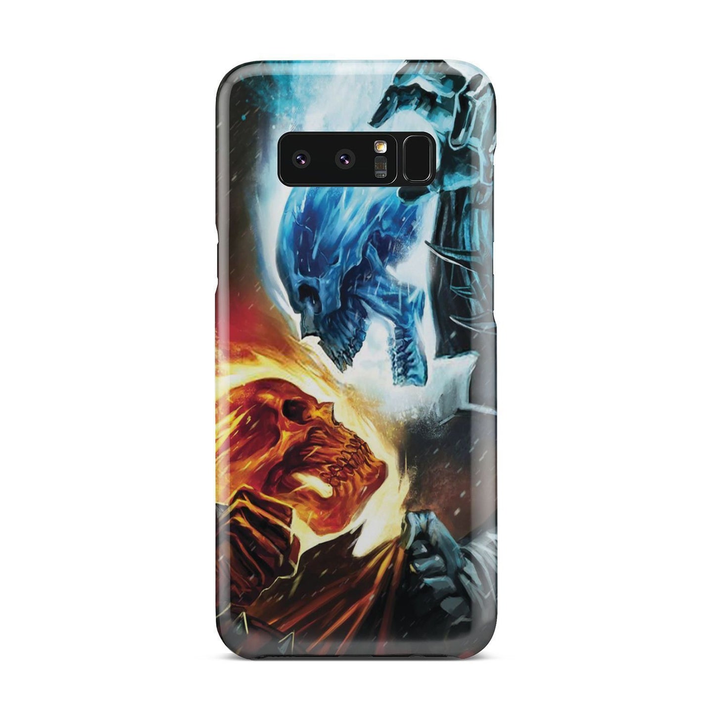 Fire and ice skull phone case-Phone Case-wc-fulfillment-Galaxy Note 8-Vibe Cosy™