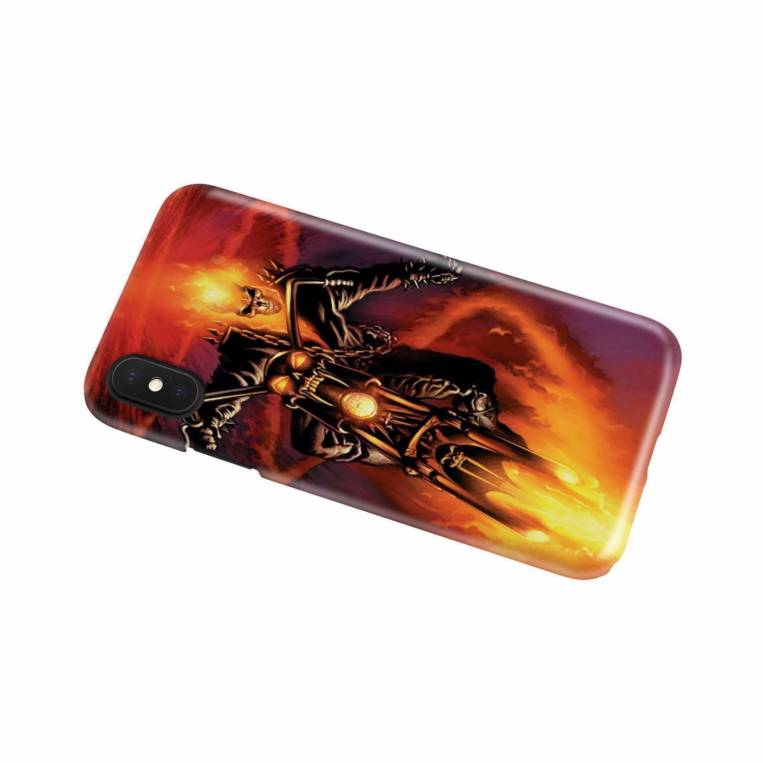 Skull rider 4 phone case-Phone Case-wc-fulfillment-iPhone X-Vibe Cosy™