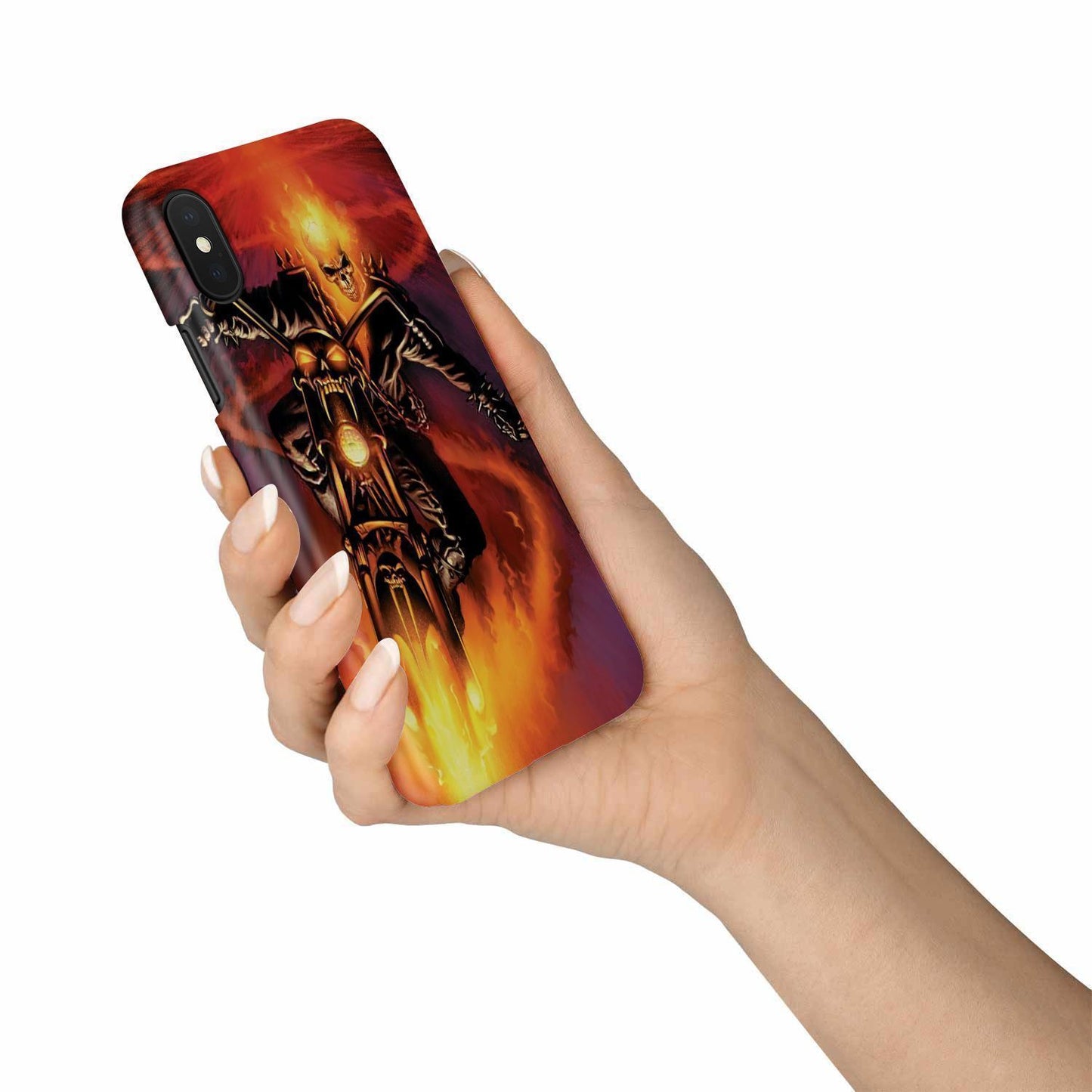 Skull rider 4 phone case-Phone Case-wc-fulfillment-iPhone X-Vibe Cosy™
