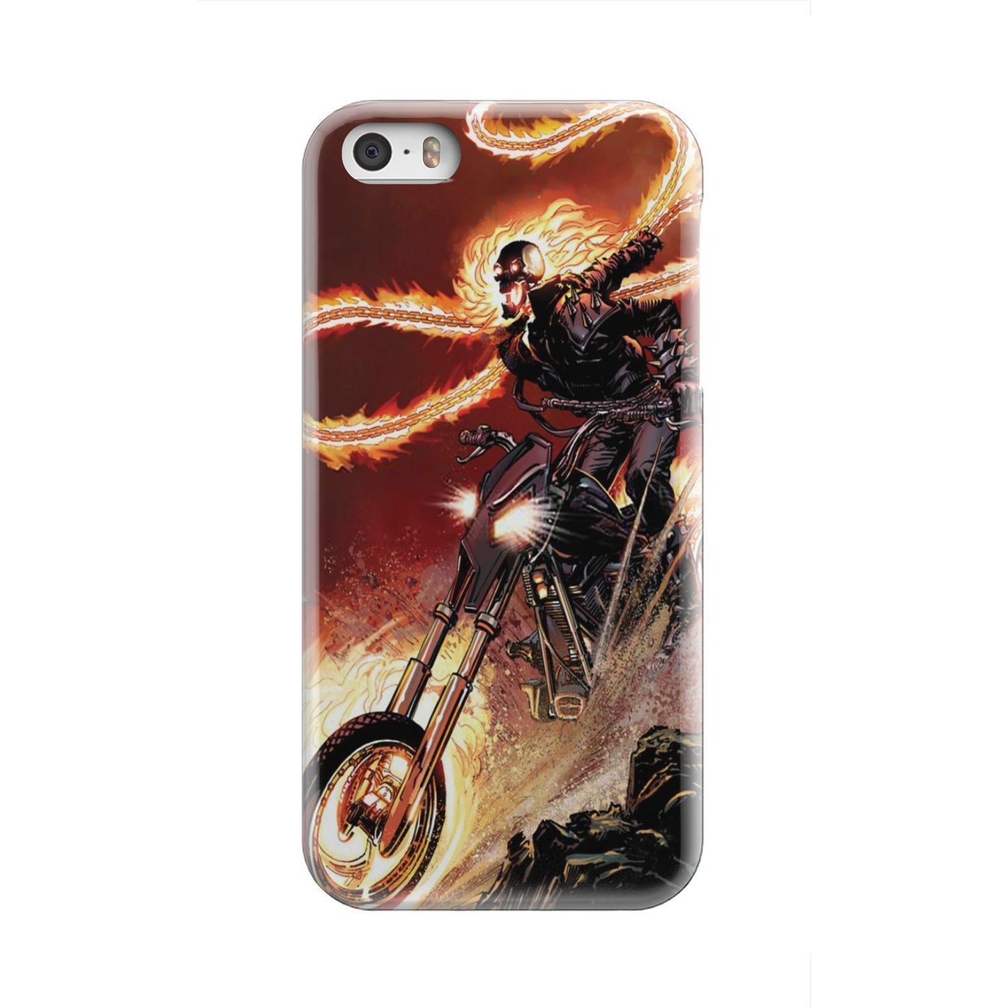 Skull rider 5 phone case-Phone Case-wc-fulfillment-iPhone 5-Vibe Cosy™