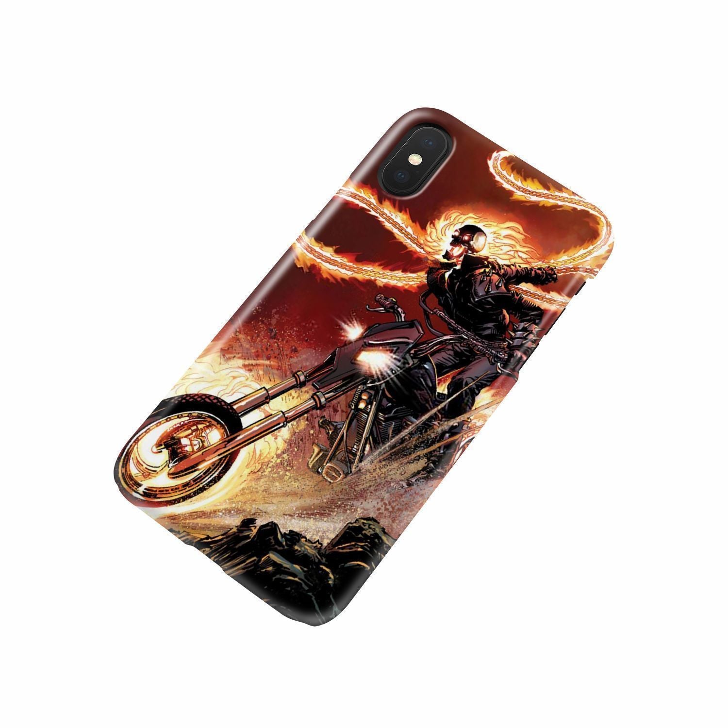 Skull rider 5 phone case-Phone Case-wc-fulfillment-iPhone X-Vibe Cosy™
