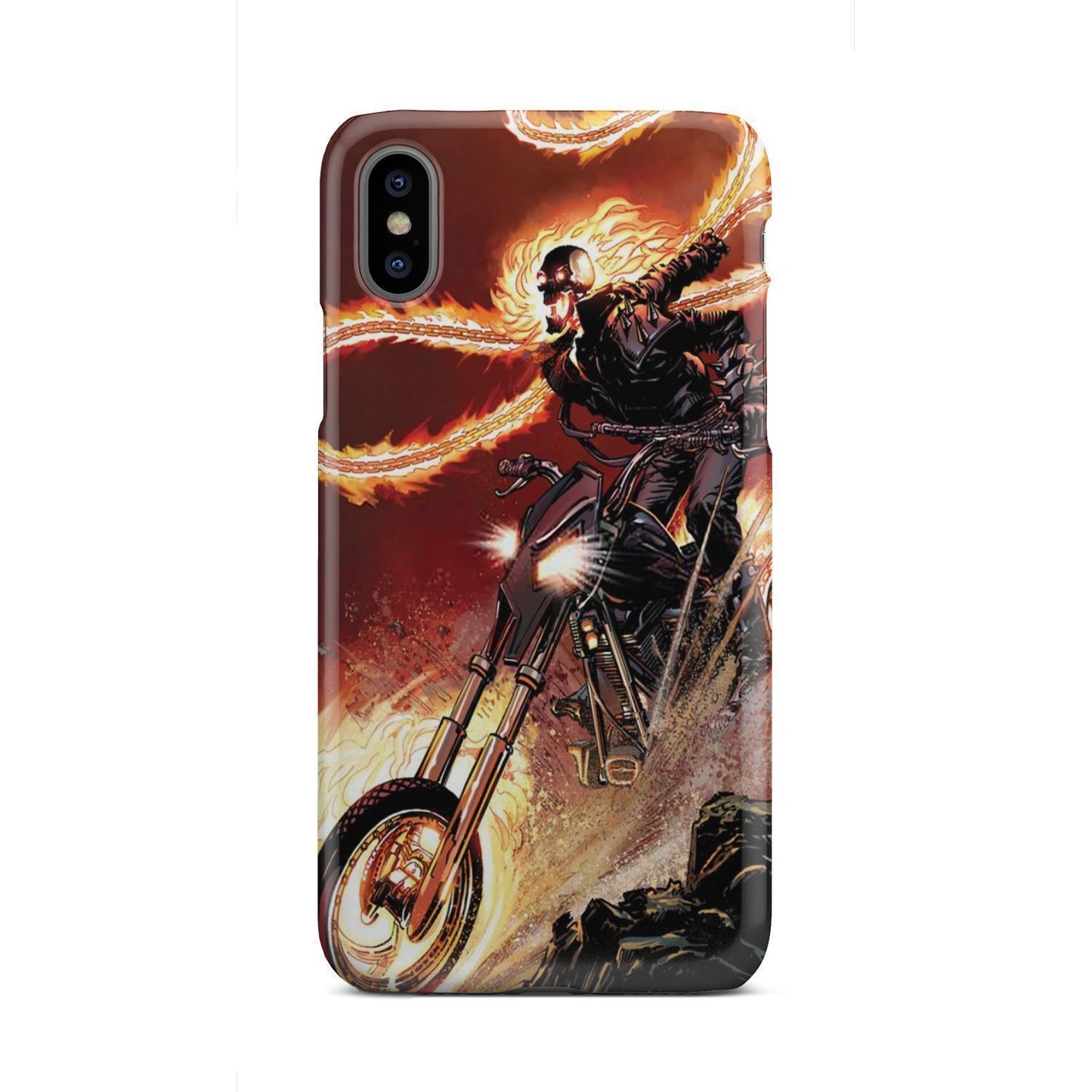 Skull rider 5 phone case-Phone Case-wc-fulfillment-iPhone X-Vibe Cosy™