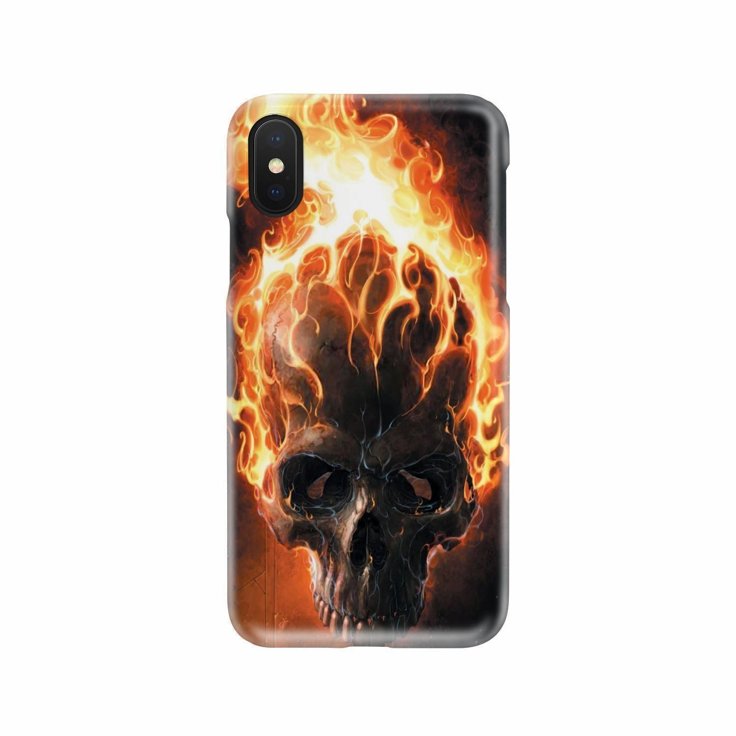Fire skull 2 phone case-Phone Case-wc-fulfillment-iPhone X-Vibe Cosy™