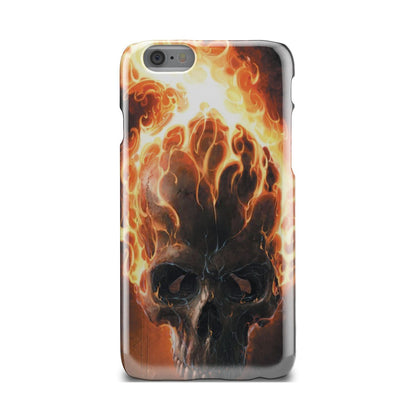 Fire skull 2 phone case-Phone Case-wc-fulfillment-iPhone 6-Vibe Cosy™