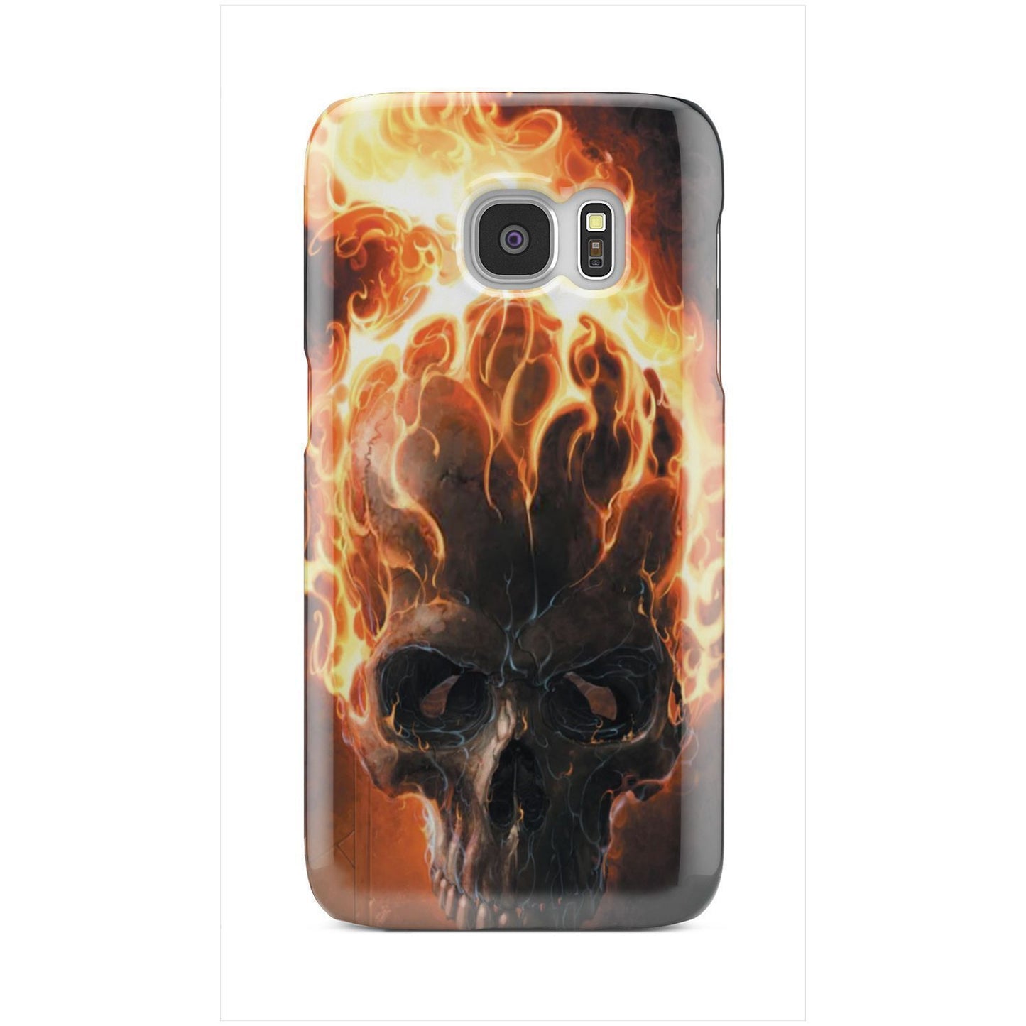 Fire skull 2 phone case-Phone Case-wc-fulfillment-Galaxy S6-Vibe Cosy™