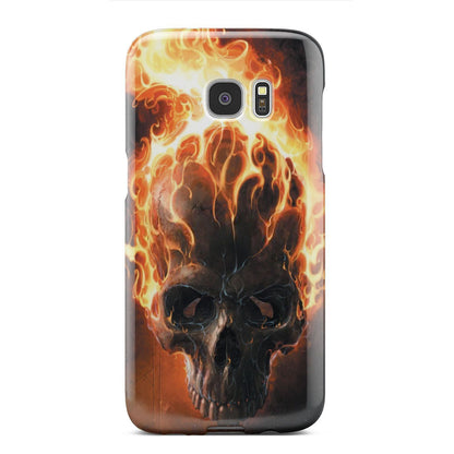 Fire skull 2 phone case-Phone Case-wc-fulfillment-Galaxy S7 Edge-Vibe Cosy™