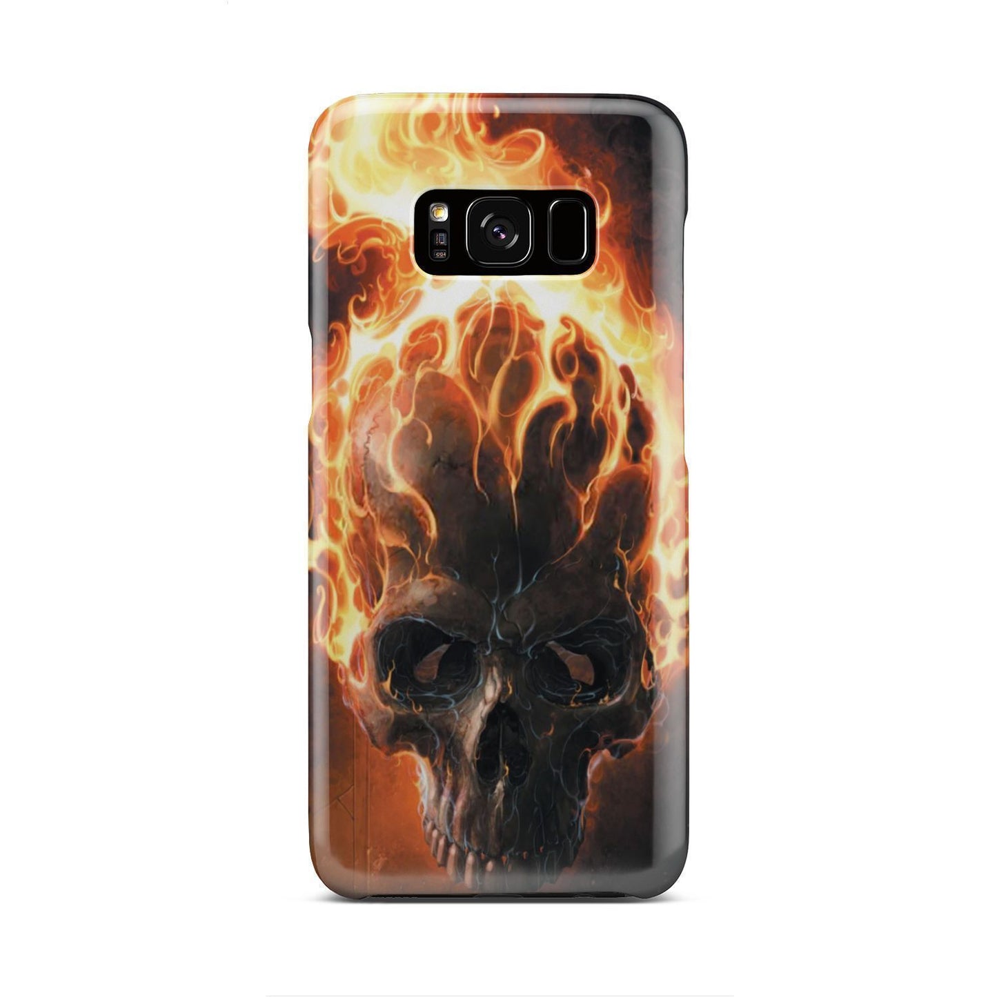 Fire skull 2 phone case-Phone Case-wc-fulfillment-Galaxy S8-Vibe Cosy™