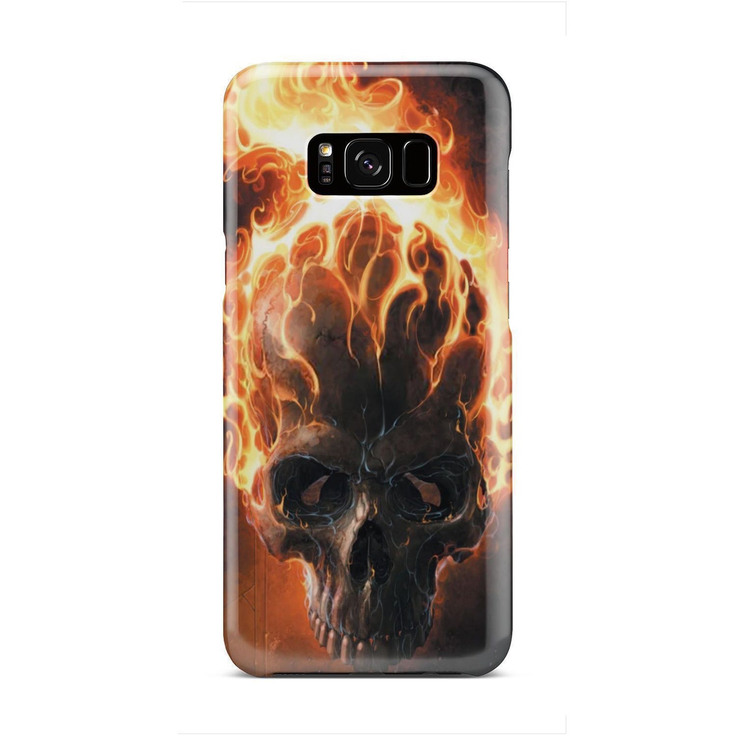 Fire skull 2 phone case-Phone Case-wc-fulfillment-Galaxy S8 Plus-Vibe Cosy™