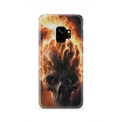 Fire skull 2 phone case-Phone Case-wc-fulfillment-Galaxy S9-Vibe Cosy™