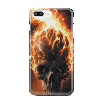 Fire skull 2 phone case-Phone Case-wc-fulfillment-iPhone 8 Plus-Vibe Cosy™