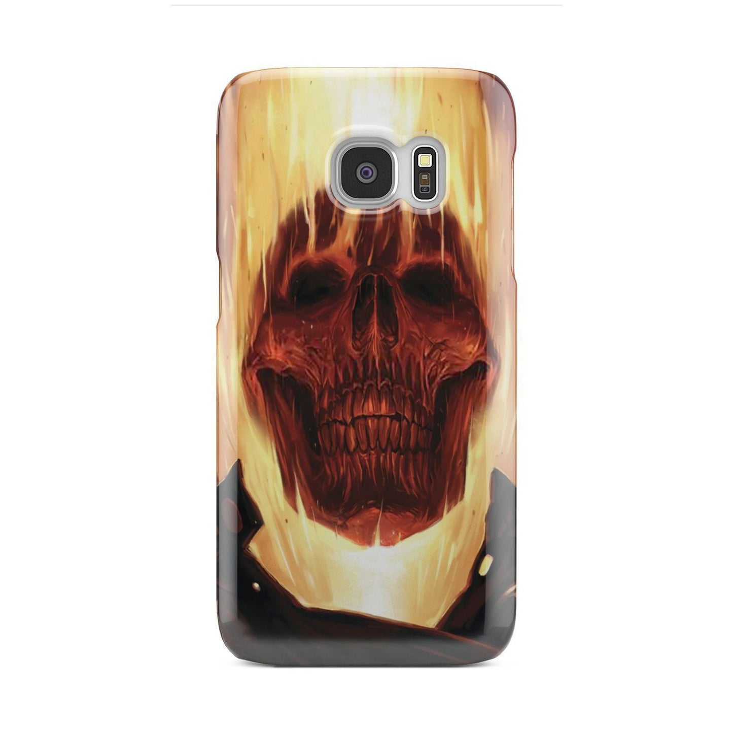 Fire skull 3 phone case-Phone Case-wc-fulfillment-Galaxy S6-Vibe Cosy™