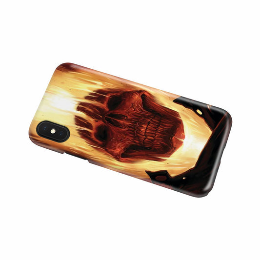 Fire skull 3 phone case-Phone Case-wc-fulfillment-iPhone X-Vibe Cosy™