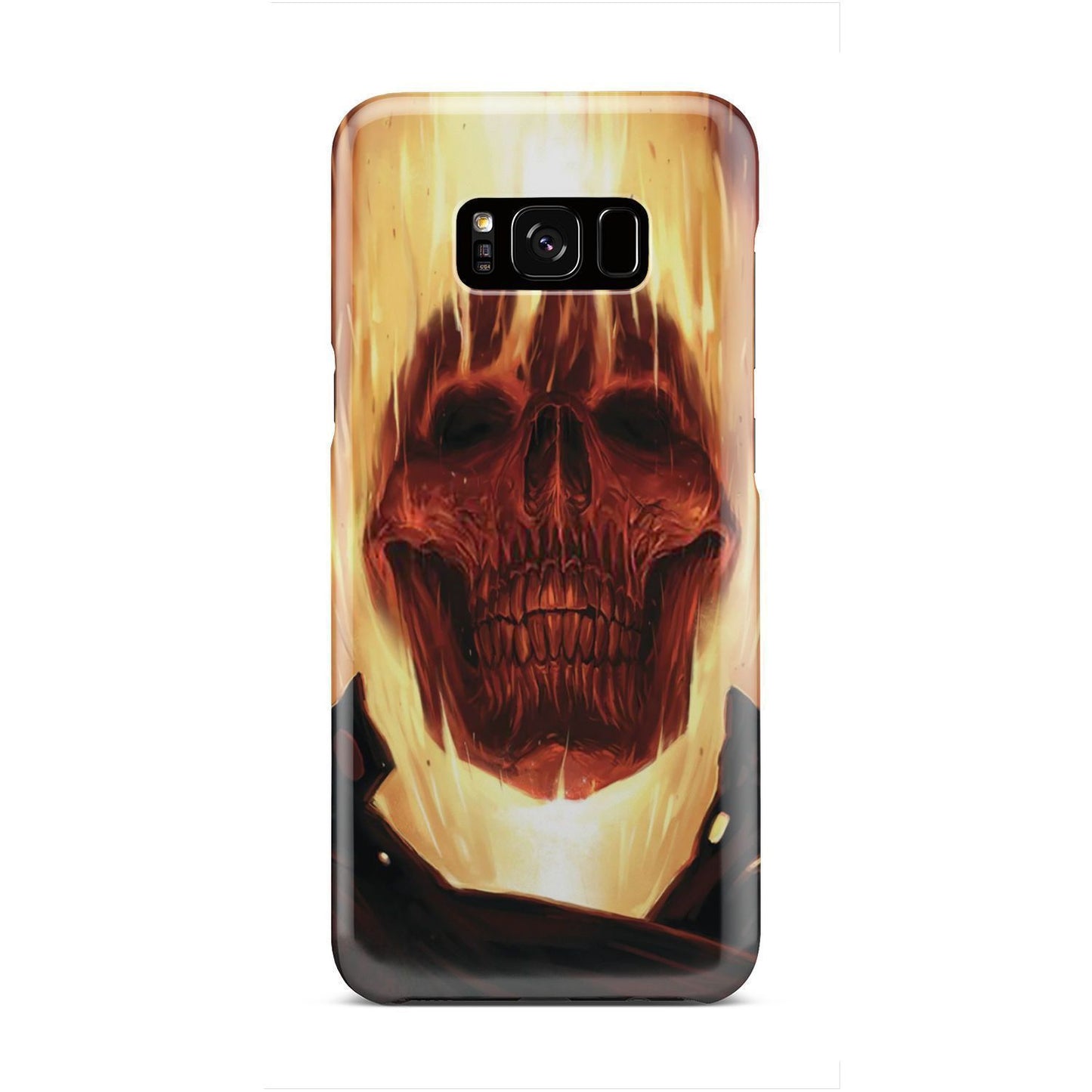 Fire skull 3 phone case-Phone Case-wc-fulfillment-Galaxy S8-Vibe Cosy™