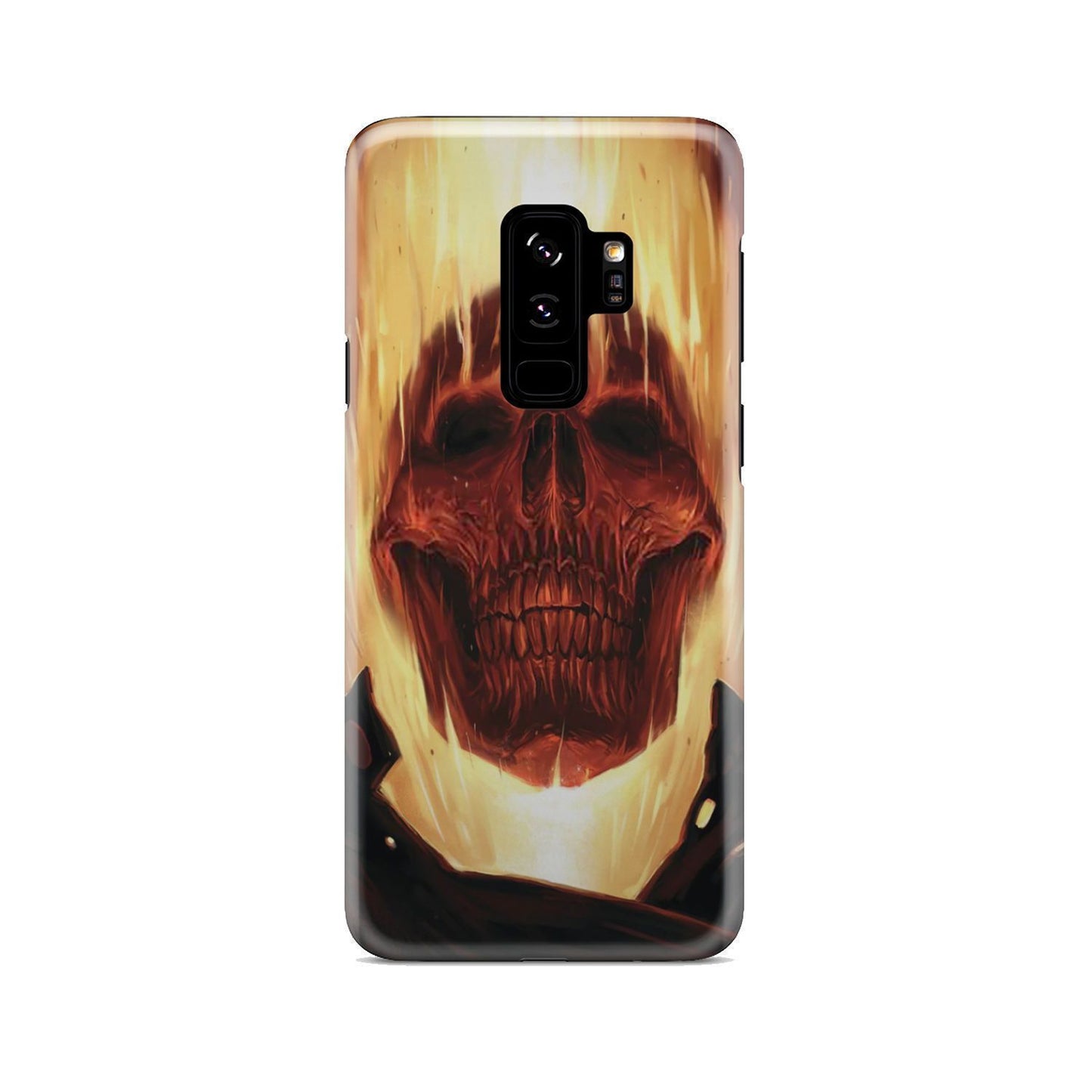 Fire skull 3 phone case-Phone Case-wc-fulfillment-Galaxy S9-Vibe Cosy™