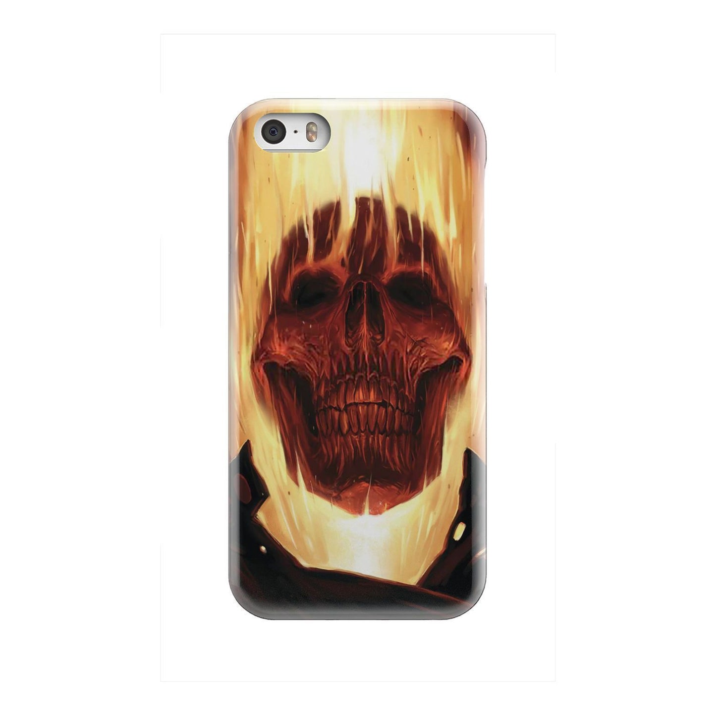 Fire skull 3 phone case-Phone Case-wc-fulfillment-iPhone X-Vibe Cosy™