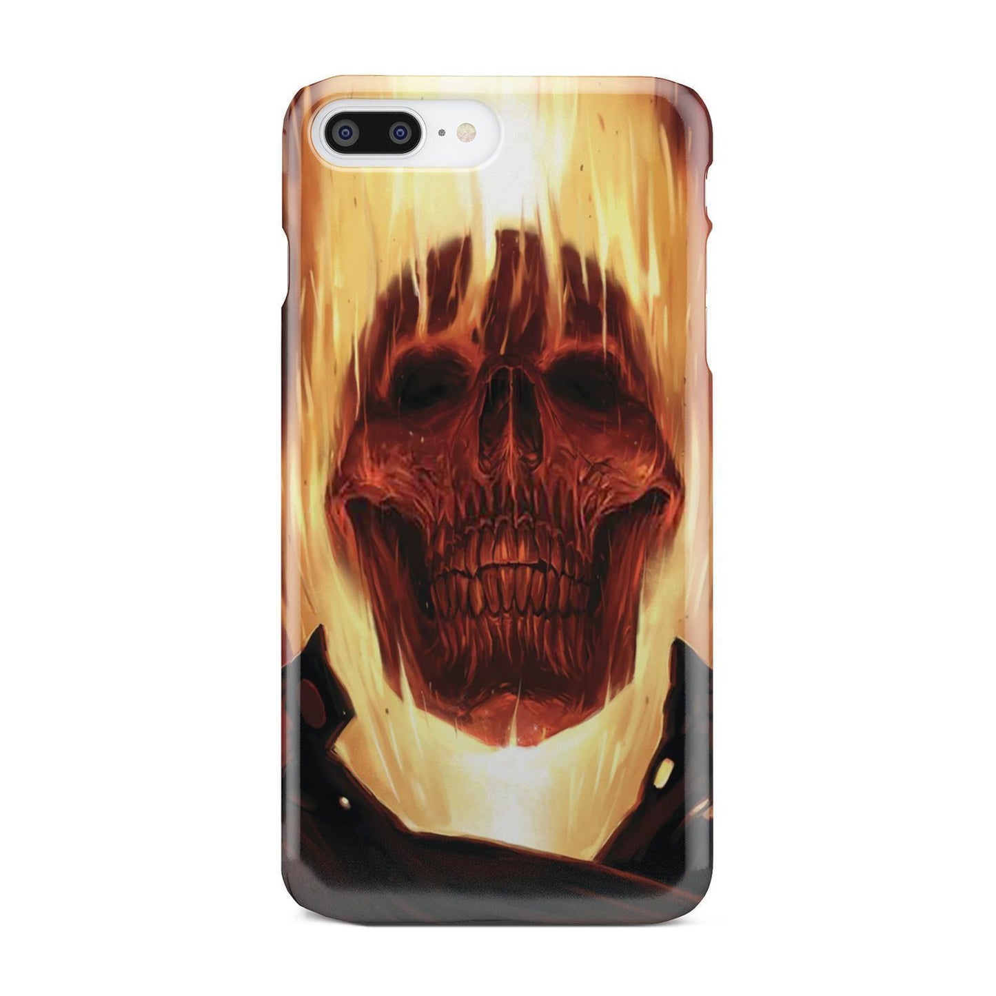 Fire skull 3 phone case-Phone Case-wc-fulfillment-iPhone 8-Vibe Cosy™