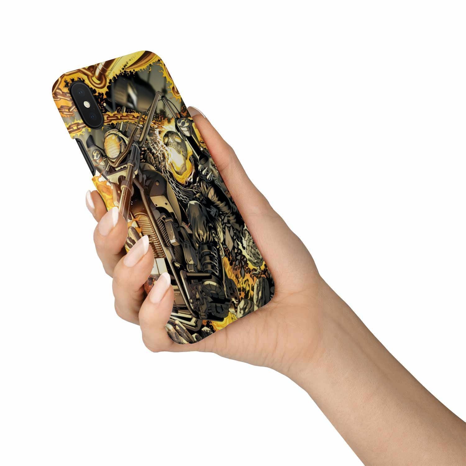 skull rider 8 phone case-Phone Case-wc-fulfillment-iPhone X-Vibe Cosy™