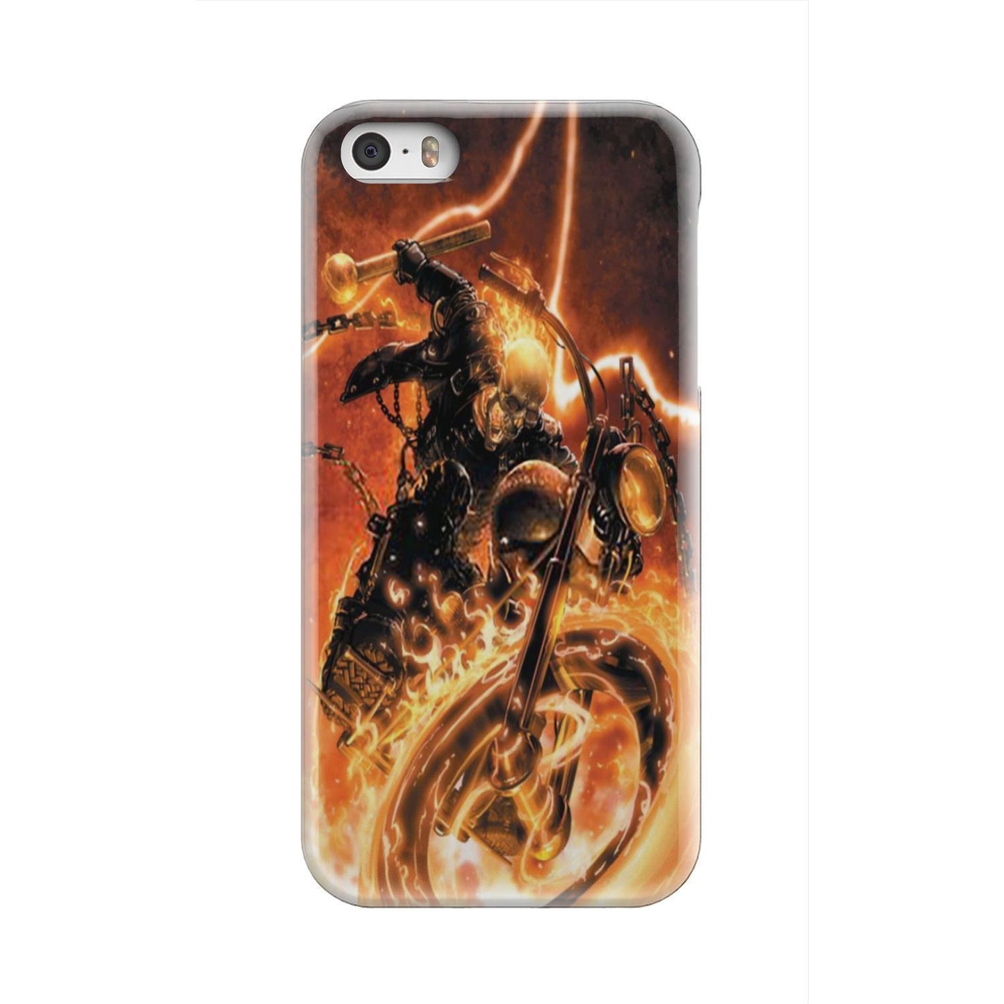 Skull rider 9 phone case-Phone Case-wc-fulfillment-iPhone 5S-Vibe Cosy™