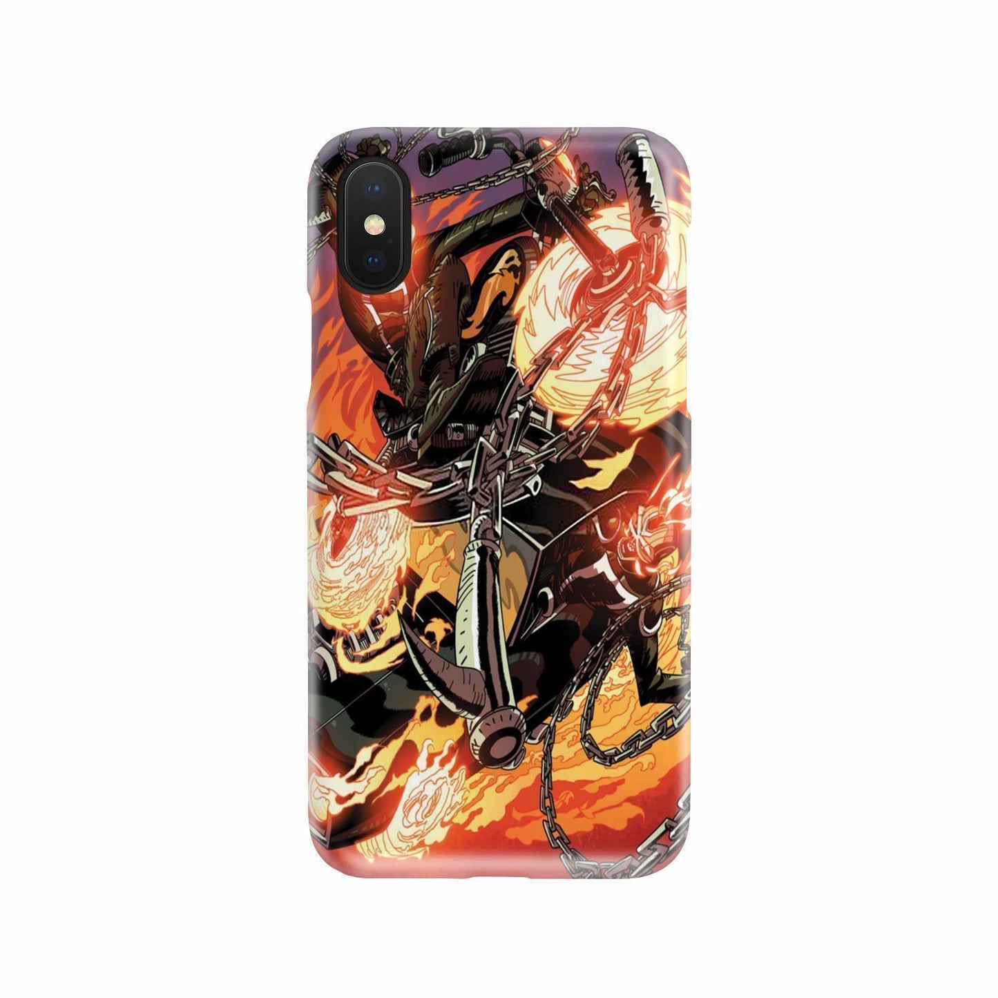 skull rider 1 phone case-Phone Case-wc-fulfillment-iPhone X-Vibe Cosy™