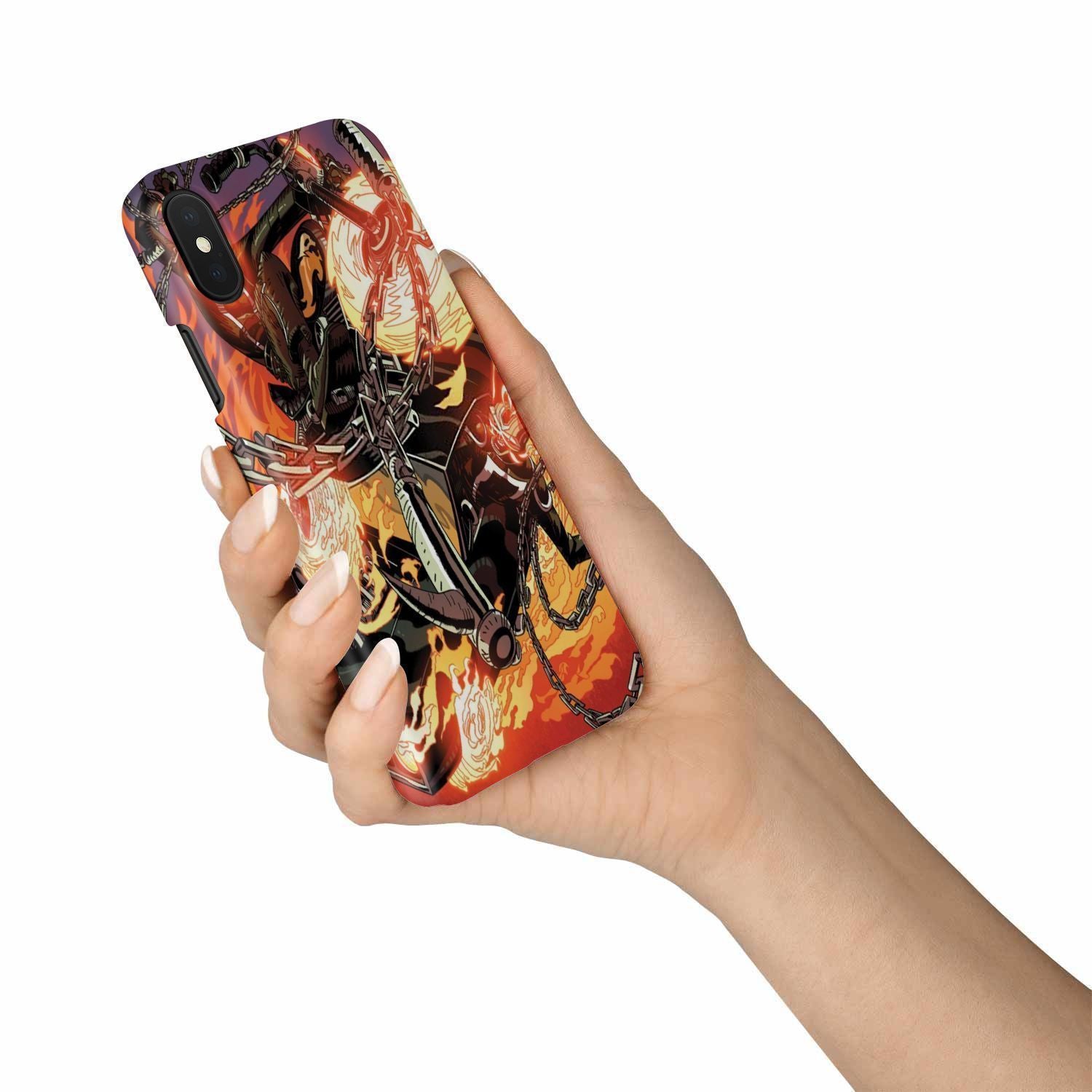 skull rider 1 phone case-Phone Case-wc-fulfillment-iPhone X-Vibe Cosy™
