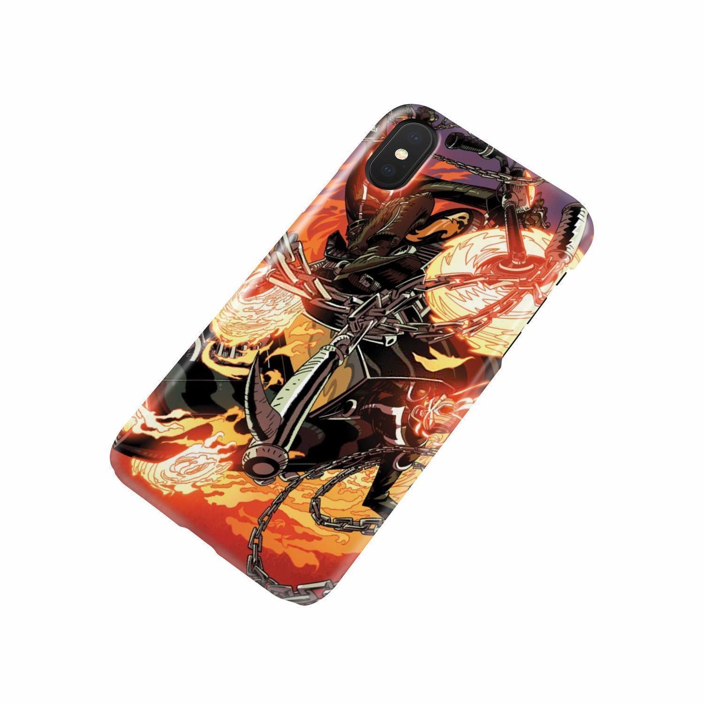 skull rider 1 phone case-Phone Case-wc-fulfillment-iPhone X-Vibe Cosy™